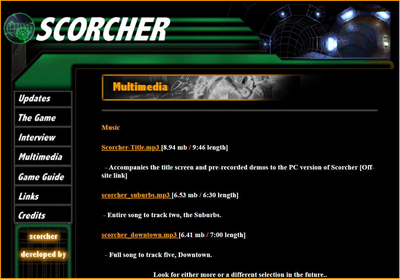 SCORCHER: Synopsis, Tips/Tricks, Box Scans, and more.. — Gameplay